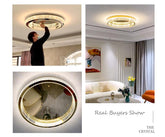 Modern Round Ceiling Crystal LED Lights-TI00284-Veeddydropshipping
